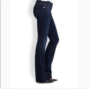 7 For All Mankind The Skinny Bootcut Dark Wash Jeans